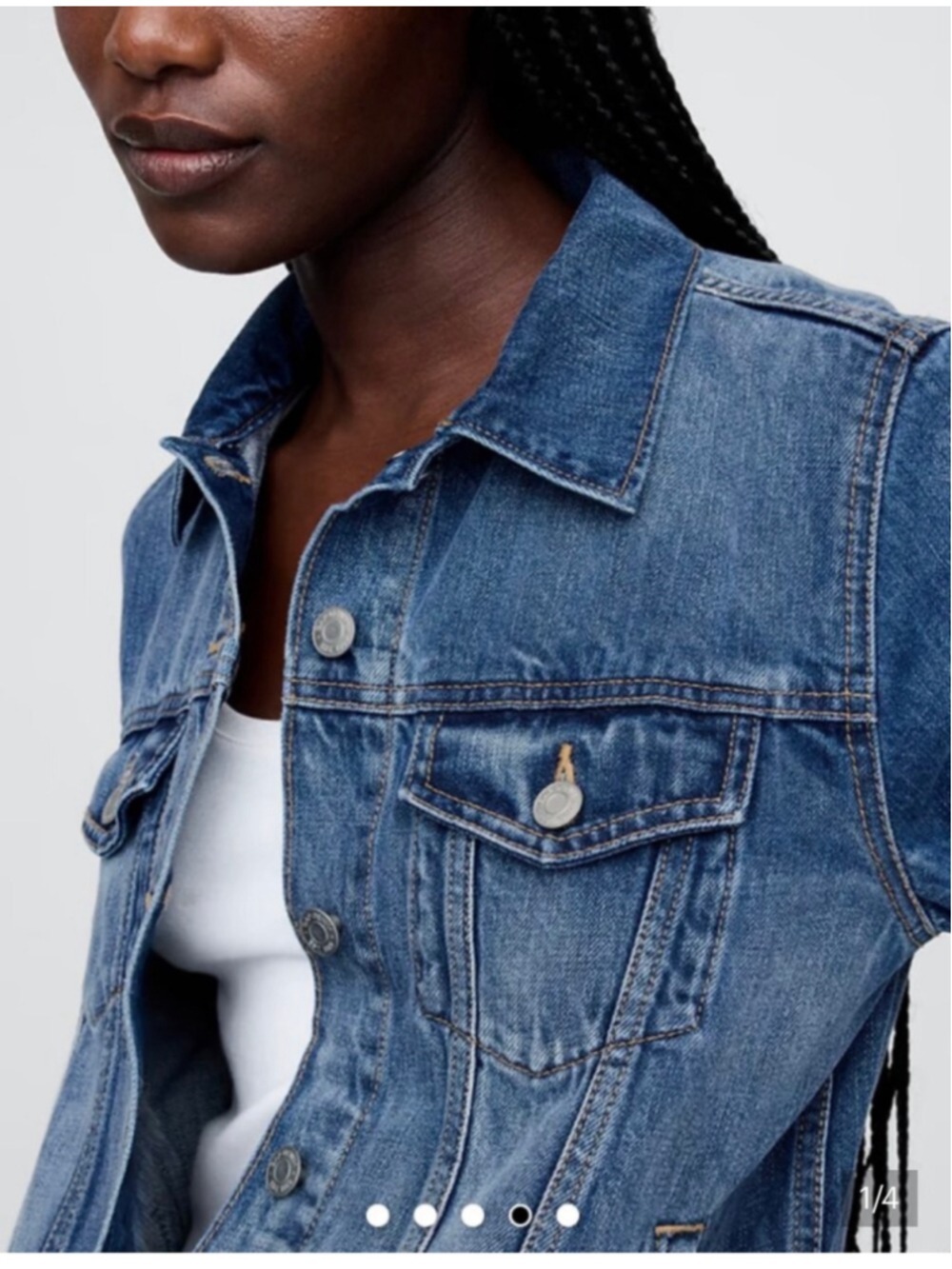 Women's GAP Classic Denim Jean Jacket Size S